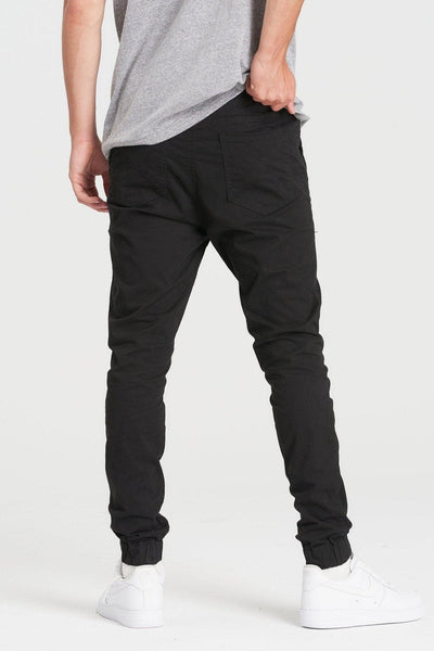 Kuwalla Midweight Chino Jogger - Black | Men’s