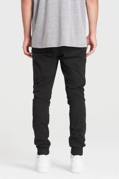 Kuwalla Midweight Chino Jogger - Black | Men’s