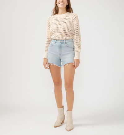 Silver Sure Thing High Rise Shorts - Indigo | Women’s