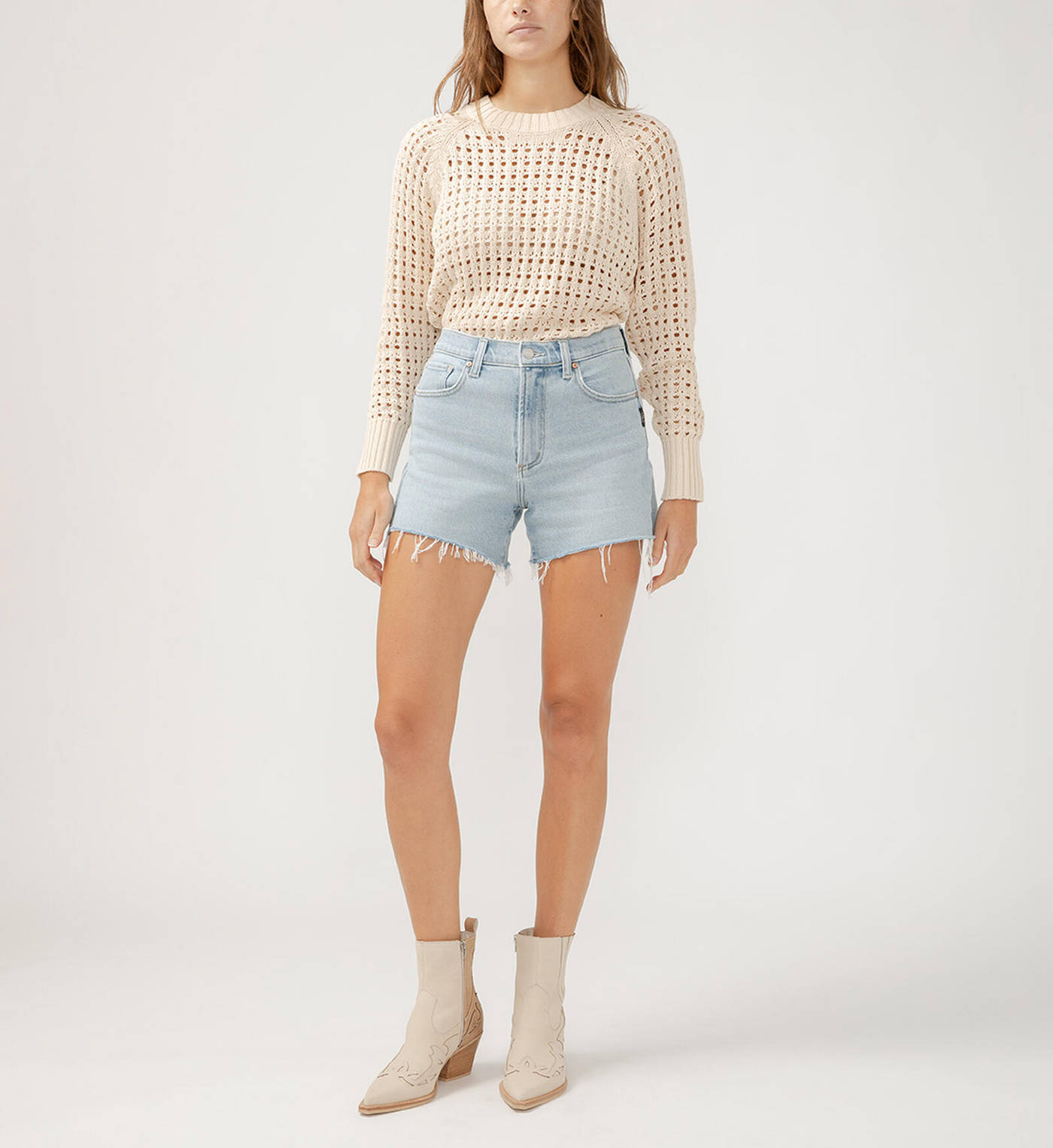 Silver Sure Thing High Rise Shorts - Indigo | Women’s