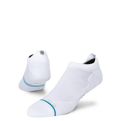Stance Run Ultralight Tab Sock - White | Unisex