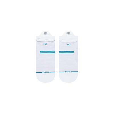 Stance Run Ultralight Tab Sock - White | Unisex