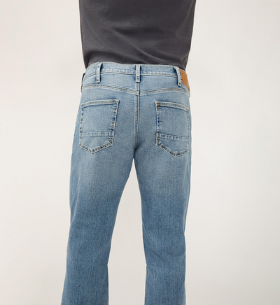 Silver Machray Athletic Fit Straight Leg Jeans - Ballad | Men’s