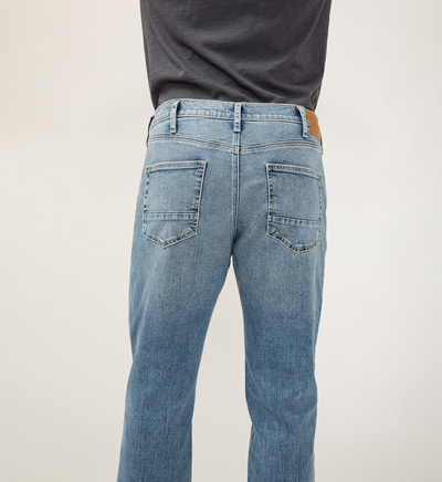 Silver Machray Athletic Fit Straight Leg Jeans - Ballad | Men’s