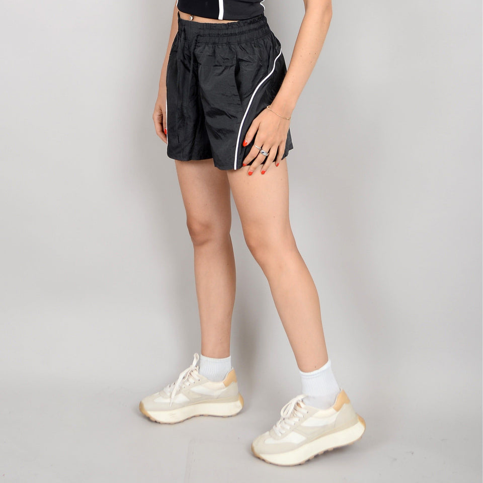 Second Skin Sport Shal Drawstring Short - Black | Women’s