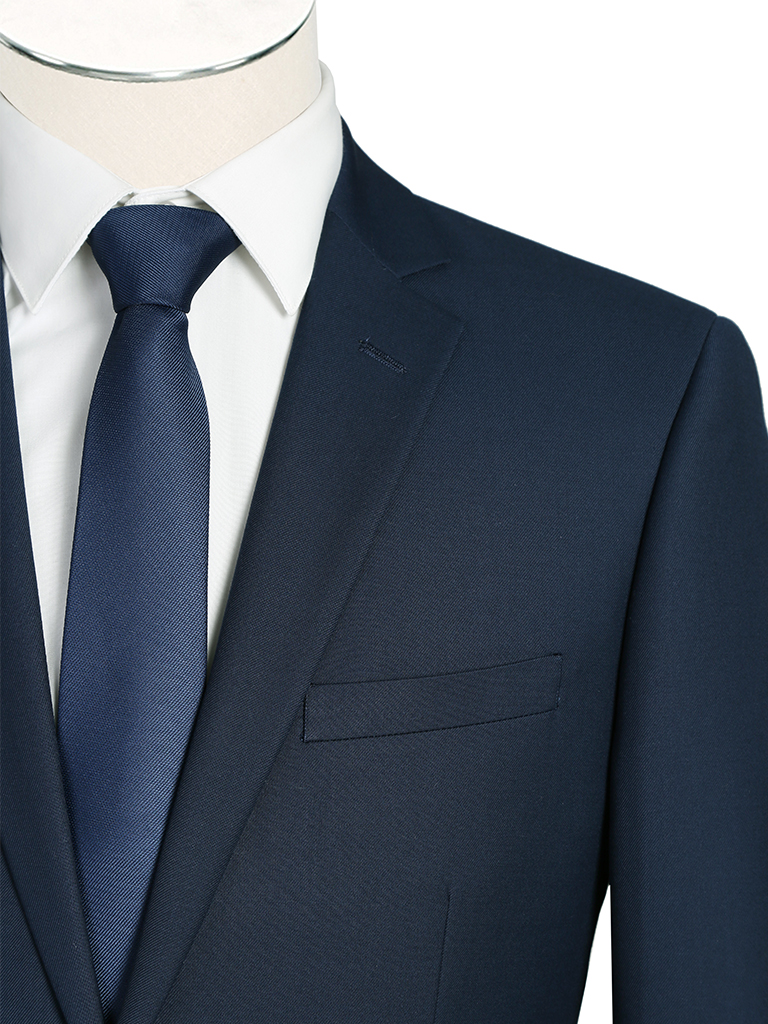 Renoir Men’s Slim Fit 2 Piece Suit 301-19SL - Navy