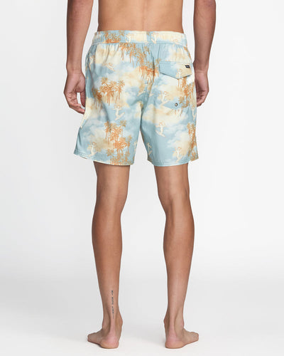 RVCA Perry Elastic 17” Swim Trunk - Sky Blue | Men’s