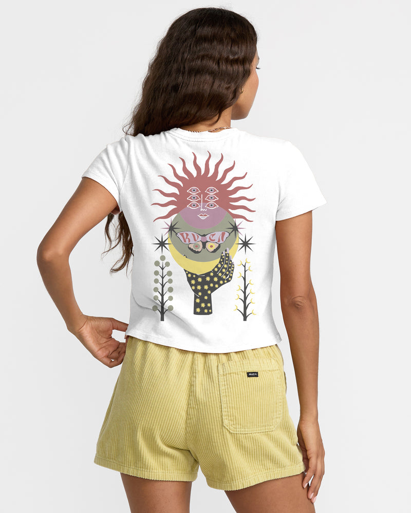 RVCA 411 Tee - Vintage White | Women’s