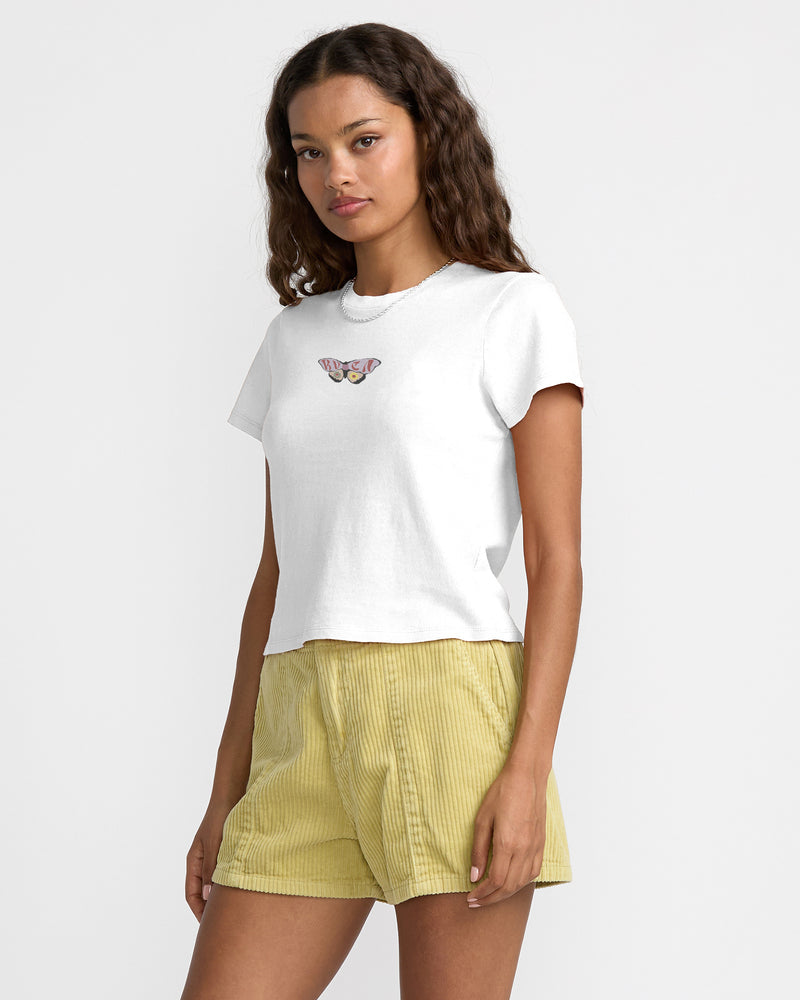 RVCA 411 Tee - Vintage White | Women’s