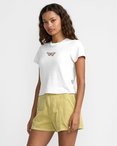 RVCA 411 Tee - Vintage White | Women’s