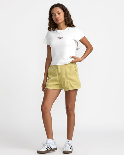 RVCA 411 Tee - Vintage White | Women’s