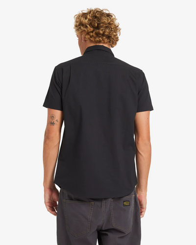 RVCA That’ll Do Stretch Short Sleeve Shirt - Black | Men’s