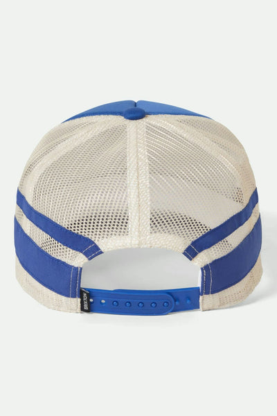 Brixton X Ford Built Tough Trucker Hat - Ford Blue/Wimbledon White