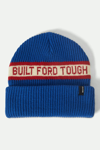 Brixton X Ford Built Tough Beanie - Ford Blue/Red/White | Unisex