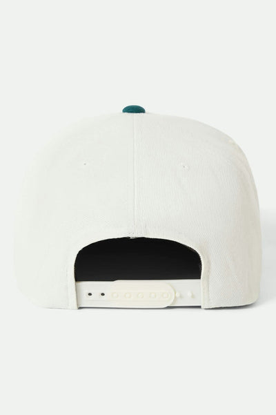 Brixton Oath III Snapback - Off White/Night Sage