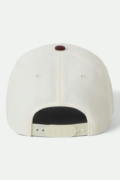 Brixton Crest Netplus Snapback - Port/Off White