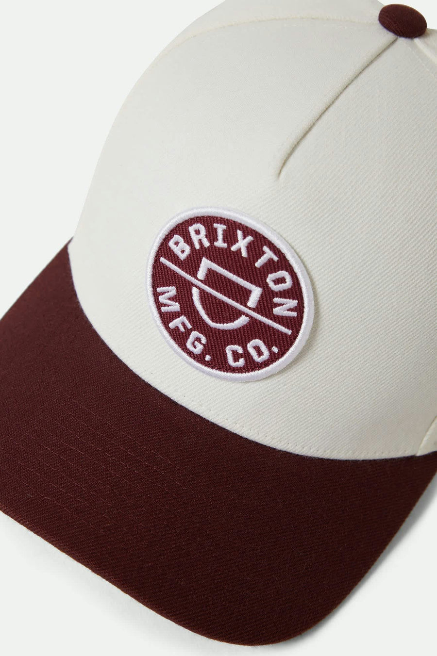 Brixton Crest Netplus Snapback - Port/Off White