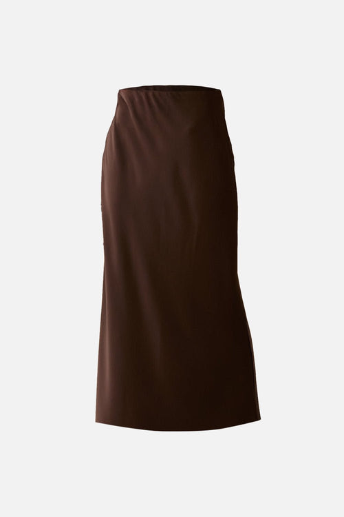 Kuwalla Bias-Cut Satin Slip Skirt