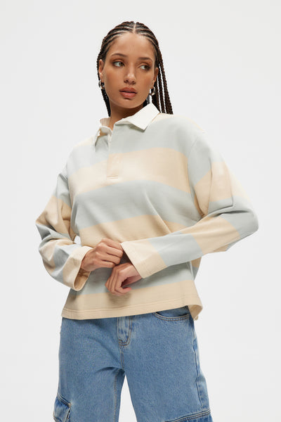 Kuwalla Cropped Rugby Shirt