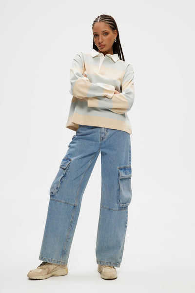 Kuwalla Cropped Rugby Shirt