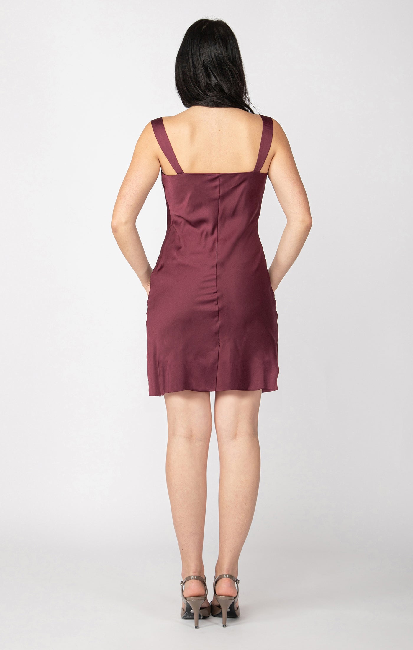 Dex Drapeneck Mini Dress