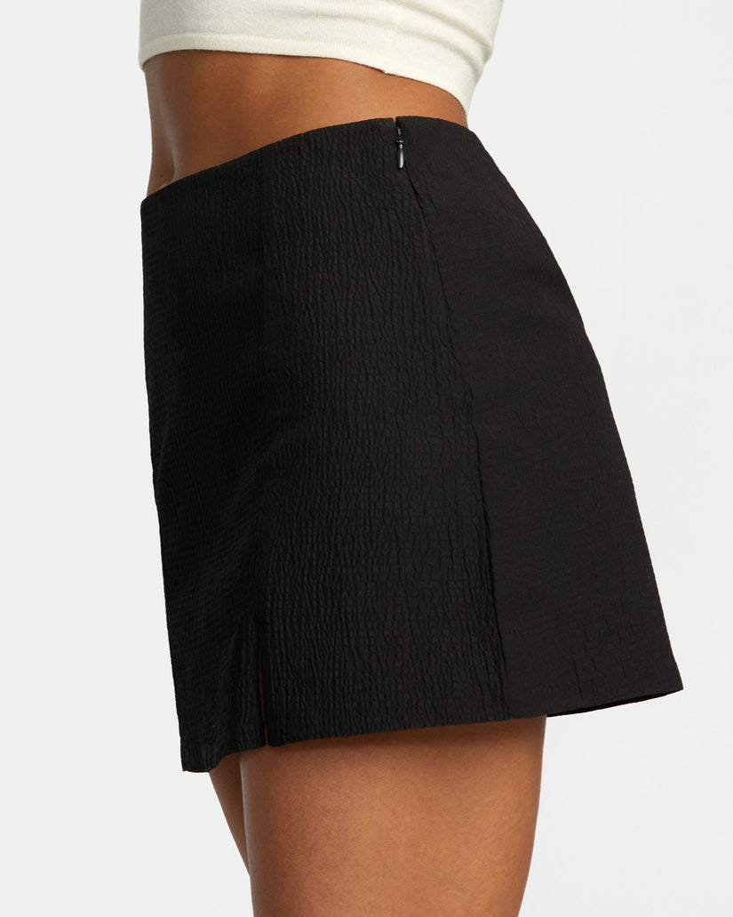 RVCA Reform Smocked Mini Skirt