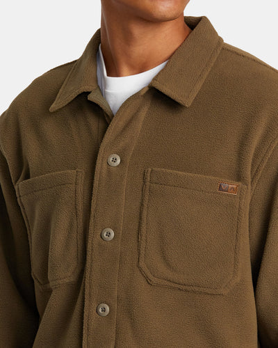 RVCA Yukon Hi Pile Fleece Shirt Jacket