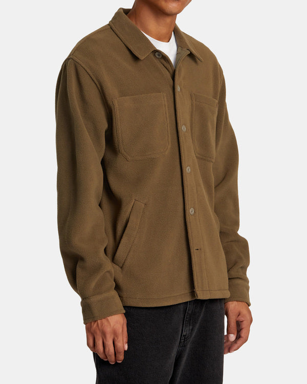 RVCA Yukon Hi Pile Fleece Shirt Jacket