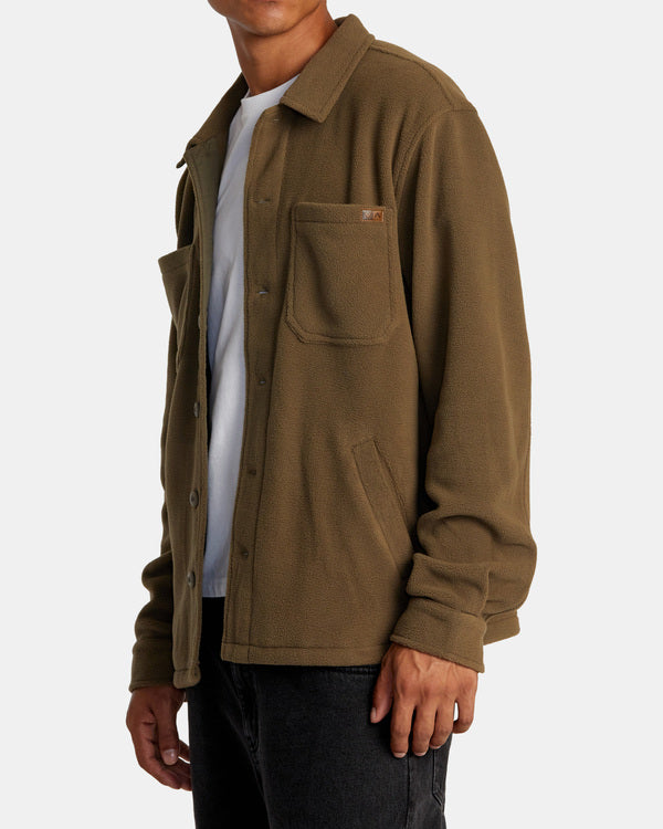 RVCA Yukon Hi Pile Fleece Shirt Jacket