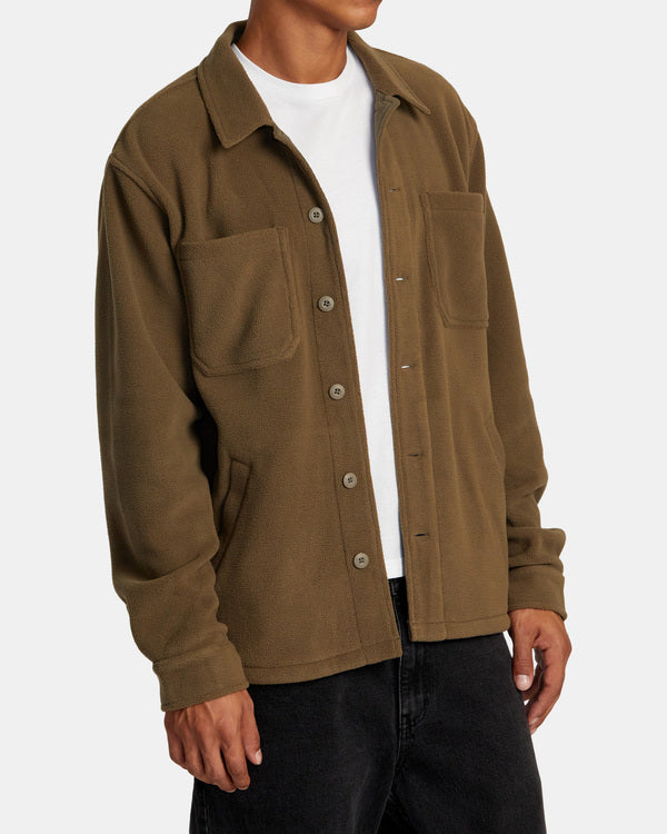 RVCA Yukon Hi Pile Fleece Shirt Jacket