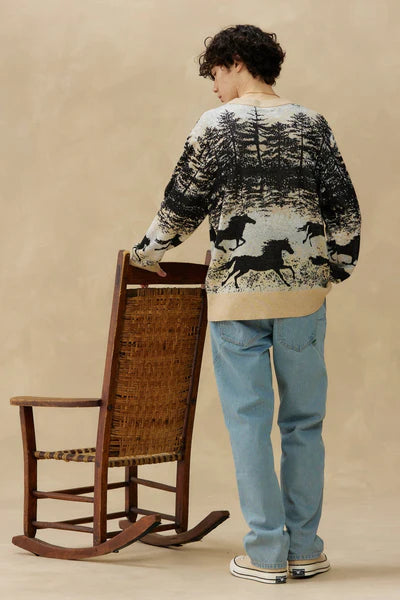 Kuwalla Jacquard Knit Sweater