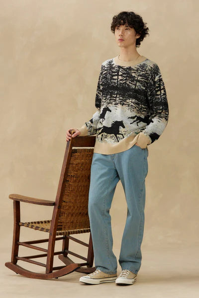 Kuwalla Jacquard Knit Sweater