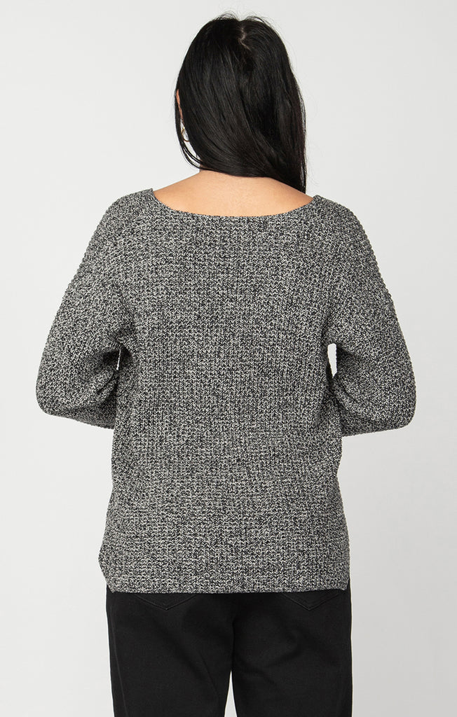 Dex Long Sleeve Bevelled Hem Sweater