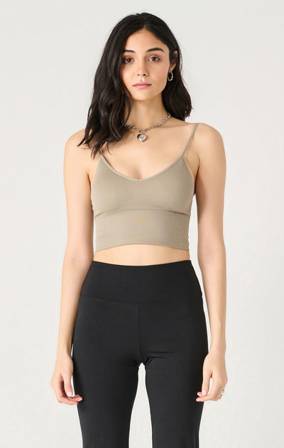 Dex Seamless Bra Top - Taupe | Women’s