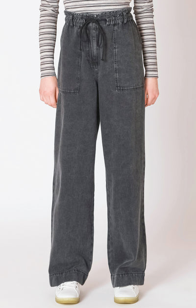 Dex Wide Leg Denim Pant - Washed Black | Women’s