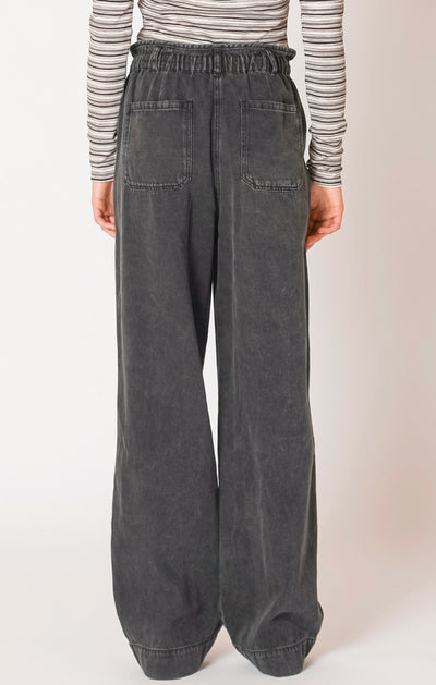 Dex Wide Leg Denim Pant - Washed Black | Women’s
