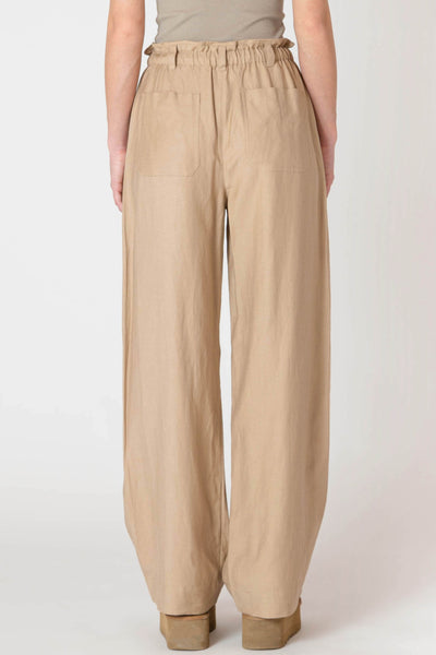 ROOM34 Wide Leg Flowy Pant - Safari | Women’s