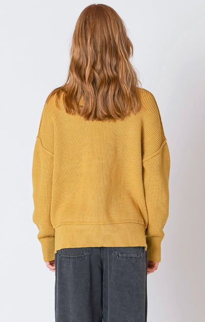 Dex Mockneck Sweater - Ochre | Women’s