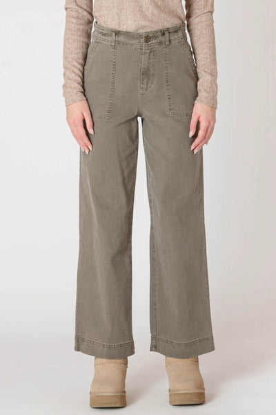 ROOM34 Straight Leg Pant - Army Green | Women’s