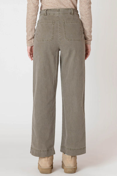 ROOM34 Straight Leg Pant - Army Green | Women’s