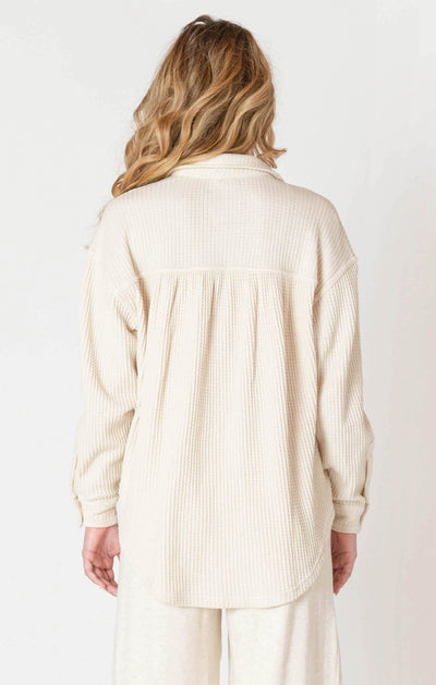 ROOM34 Thermal Knit Jacket - Cake Batter | Women’s