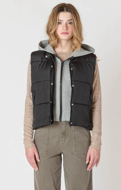 Dex Short Puffer Vest - Black | Women’s