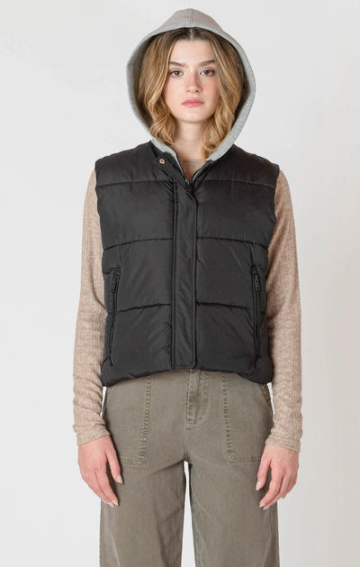 Dex Short Puffer Vest - Black | Women’s