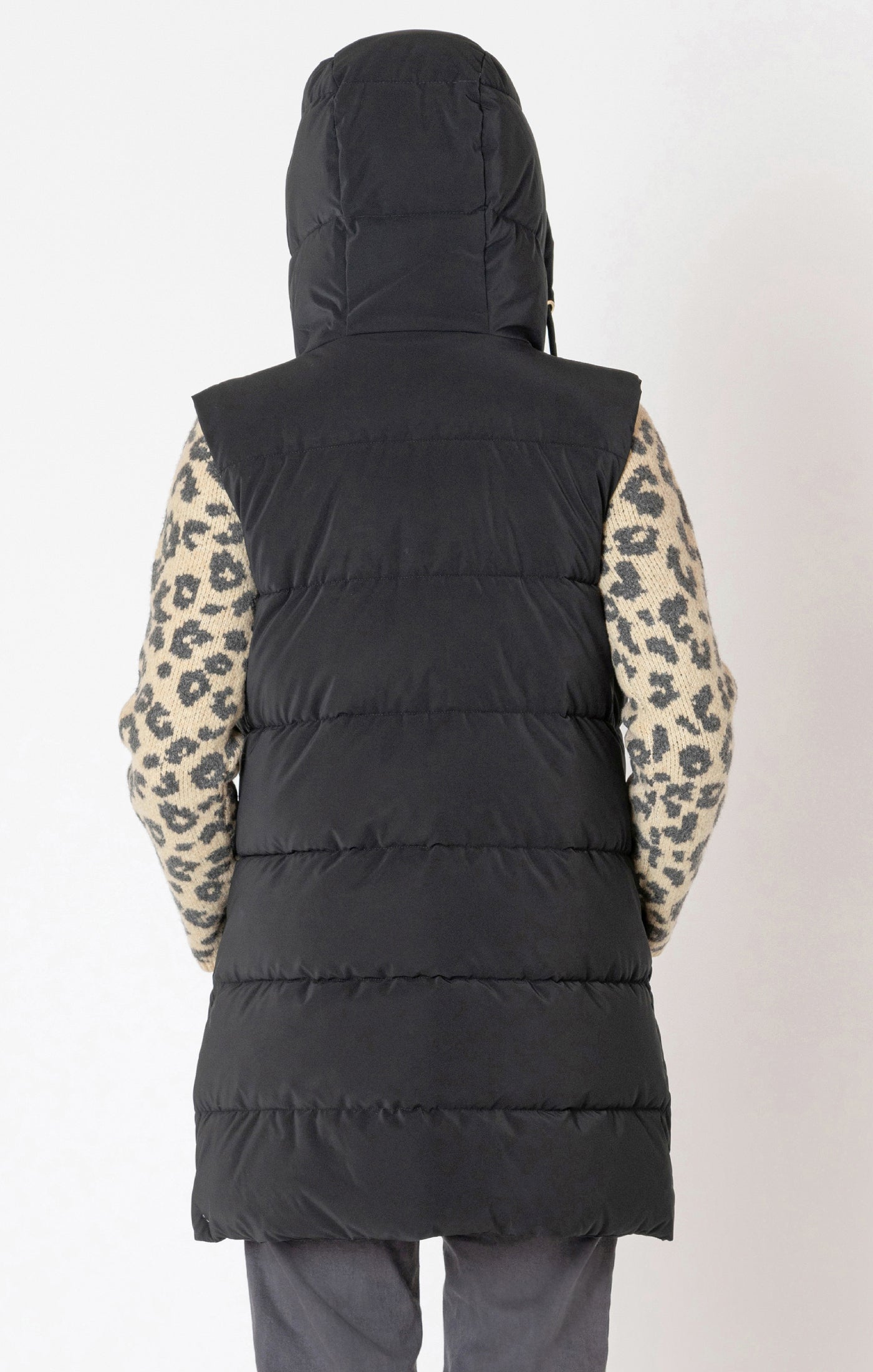 Dex Hooded Puffer Vest - Black | Women’s