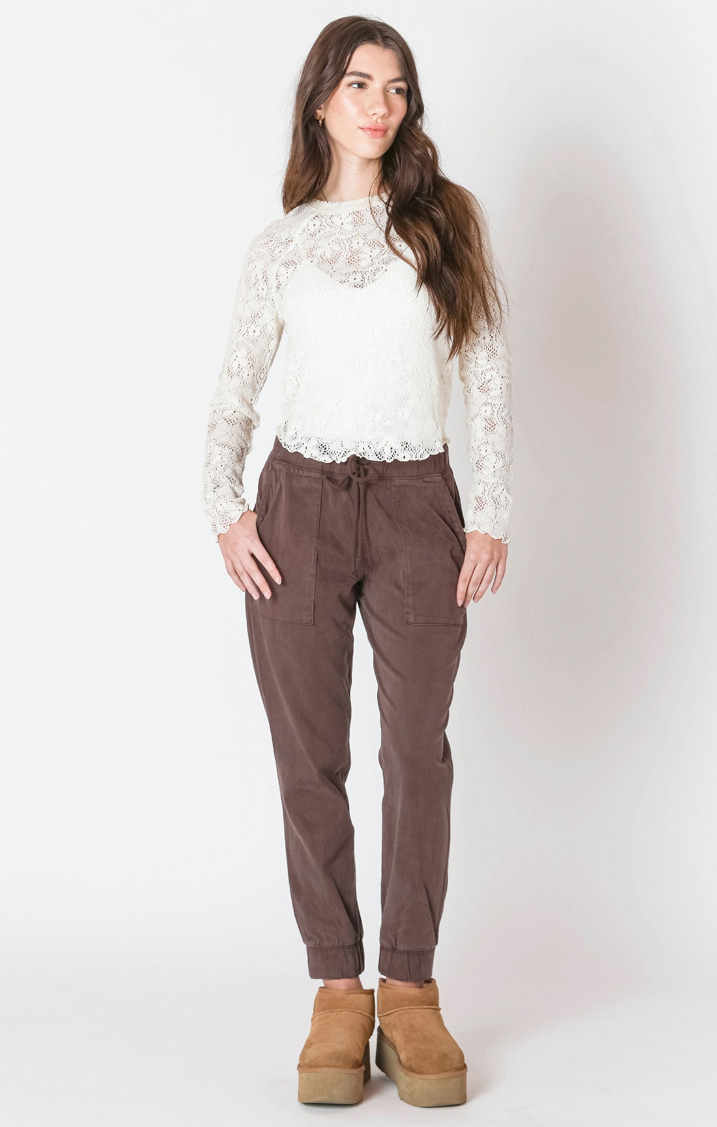 Dex Soft Touch Jogger - Chestnut | Women’s