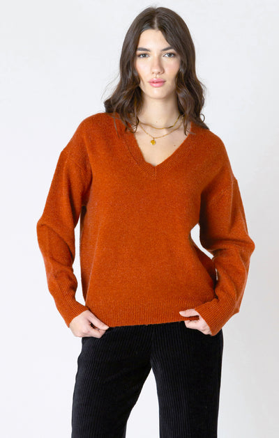 Dex Soft Touch Sweater - Burnt Orange | Women’s