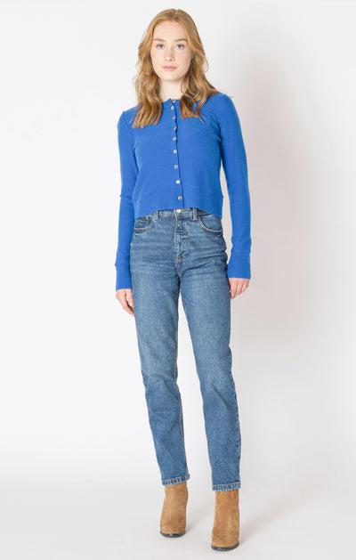 Dex Easy Crewneck Cardigan - Sapphire | Women’s