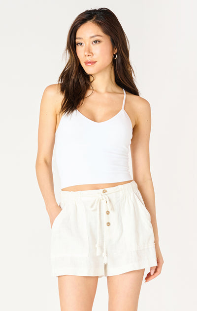 Dex Seamless Bra Top - White | Women’s
