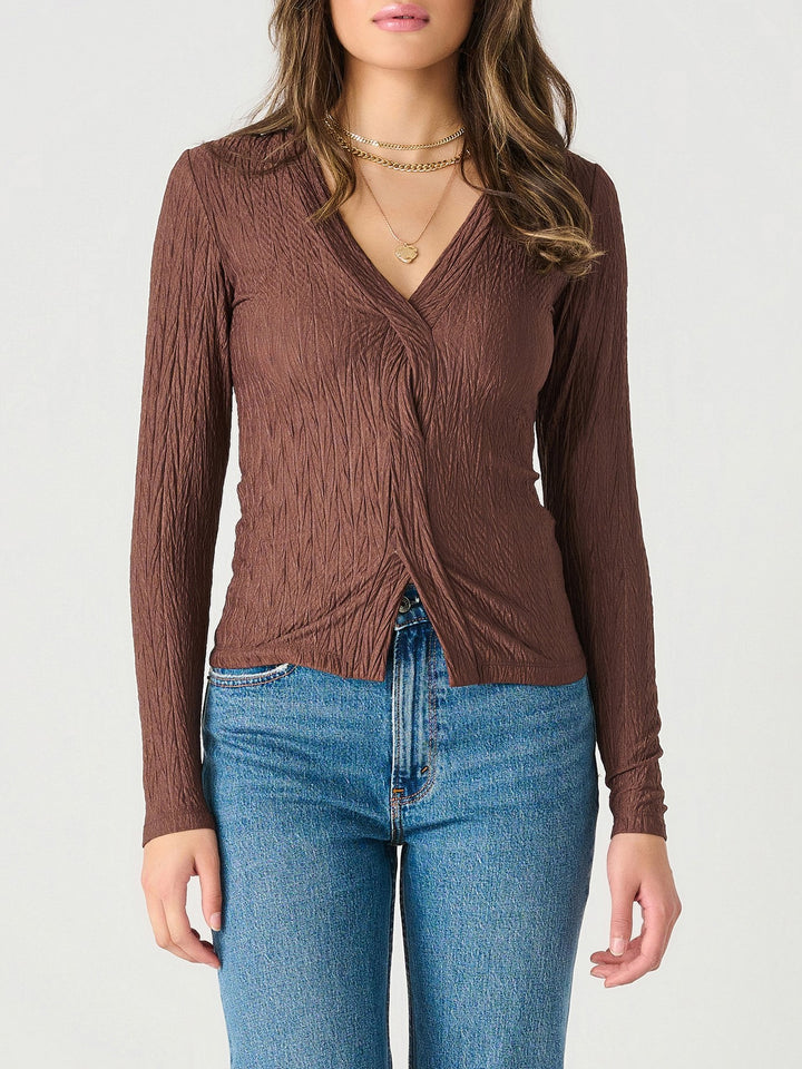 Dex Twisted Texture Top