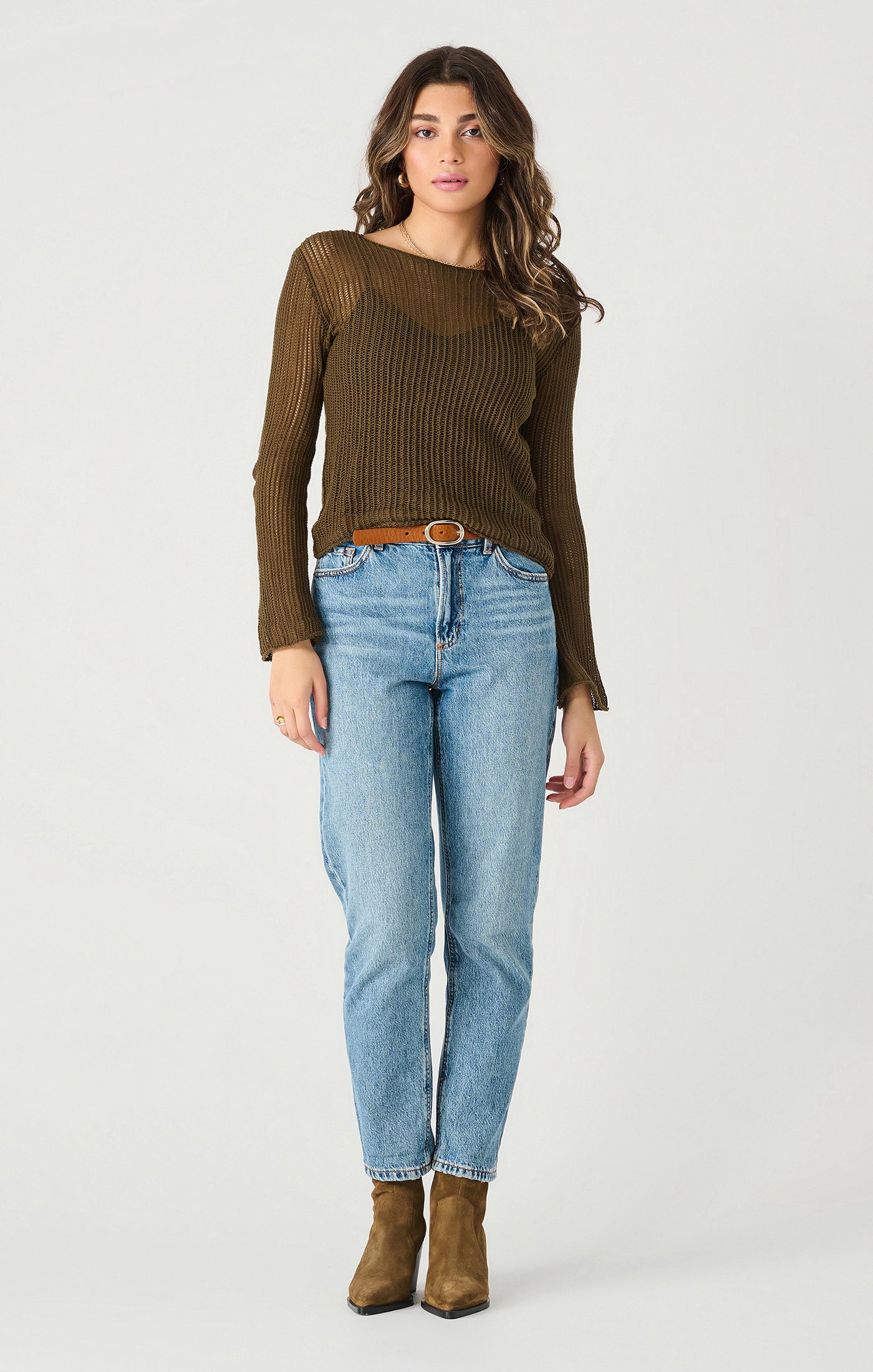 Dex Mesh Stitch Sweater